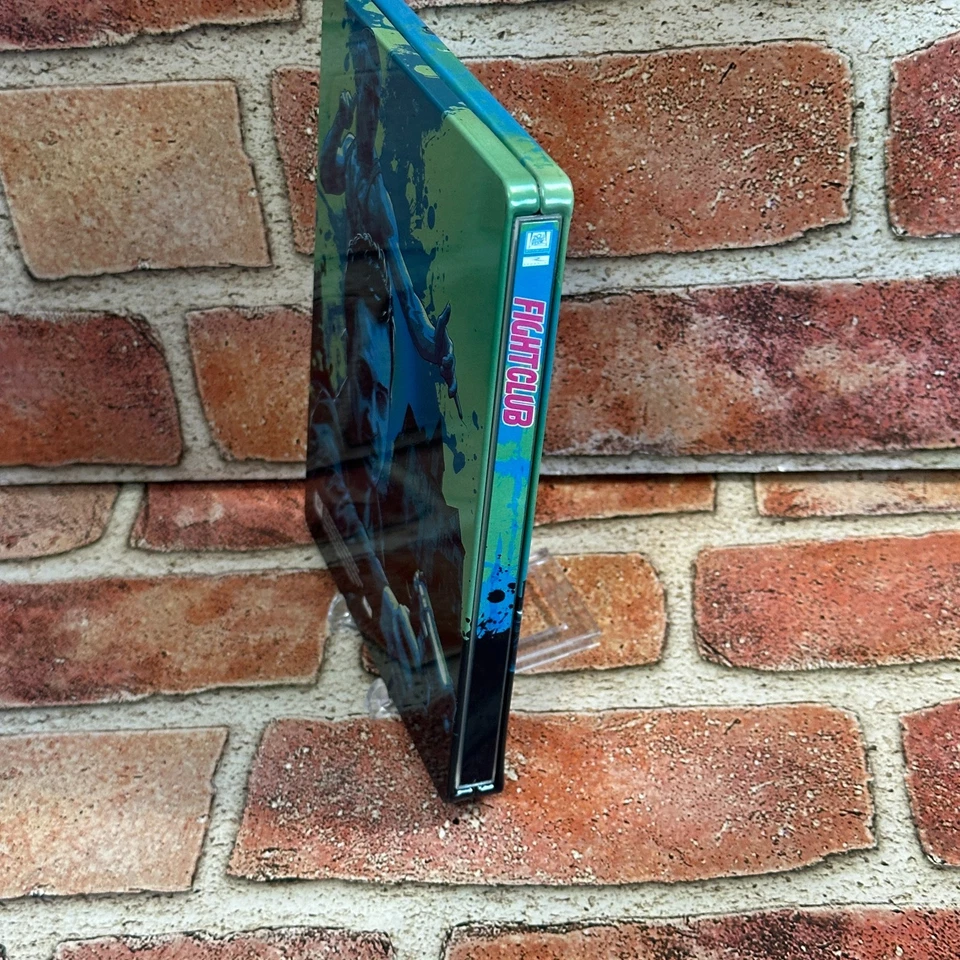 Fight Club Blu-ray Steelbook Import RARE Variant OOP HTF Brad Pitt Foto 3 de 4