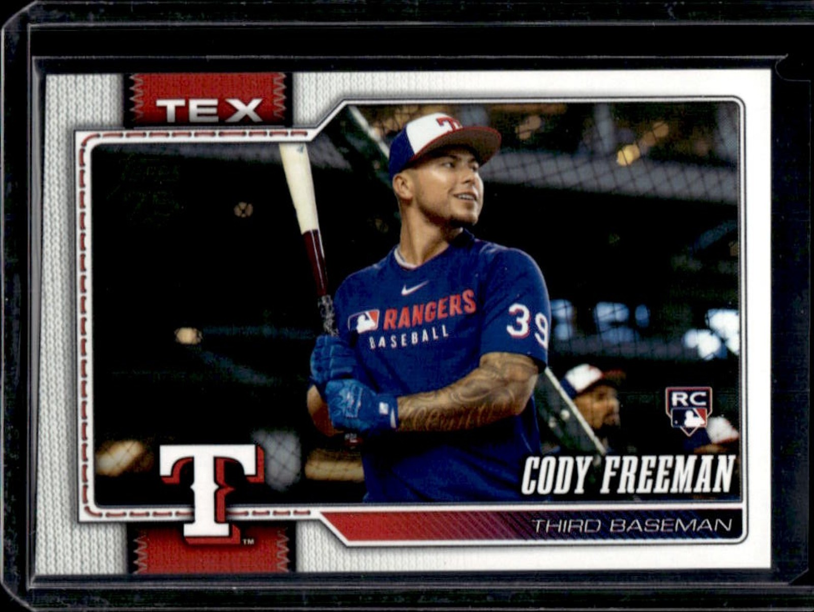 2026 Topps Cody Freeman RC Golden Mirror Variation SSP Rookie #224 Rangers