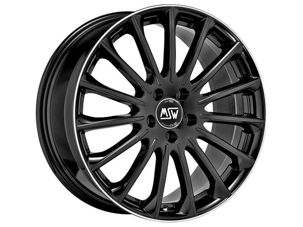 Alufelge 8,5J20 Zoll FüR Mercedes EQA 5X112 45 73 MSW 30 Gloss Black Diam-image