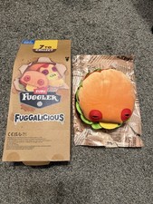 New CATCH ME Fuggler x FUGGALICIOUS Hamburger 9" Plush Zuru Funny Ugly Monster