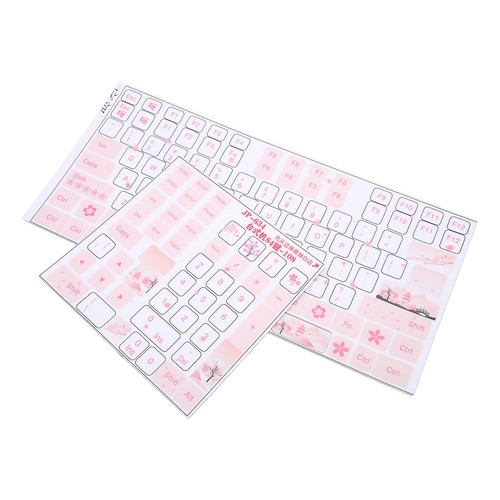 Pegatinas Teclado Universal Computadora de Escritorio Teclado Mecánico Clear Beaut FFW - Imagen 11 de 22