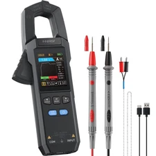 FNIRSI DMC-100 DC AC Current Voltage Temperature Clamp Meter Digital Multimeter