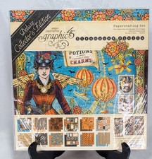 Graphic 45 Collection Pack -Steampunk Spells 12x12-8 Double Sided Sheets NEW