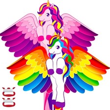 2 Pack Kites for Kids Ages 48, Upgrade Unicorn Kite Easy to Fly for Beginner,...