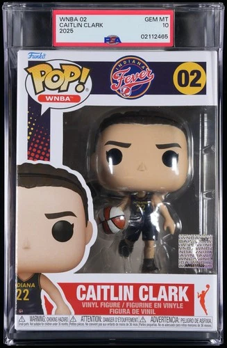 FUNKO POP! WNBA CAITLIN CLARK #02 (2025) PSA 10 GEM MINT
