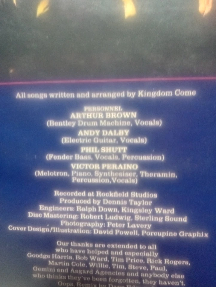 Arthur Browns Kingdom Come Journey Vinyl 1974 Passport VG++ PPS-98003 - Imagem 4 de 4