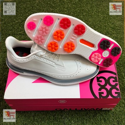 G/Fore G4 LONGWING Gallivan2r TPU Golf Shoe Sneaker   US 9.5   White Gray