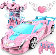 BLUEJAY Unicorn Transform RC Cars for Girls 3-12, 2.4Ghz Remote Control Car