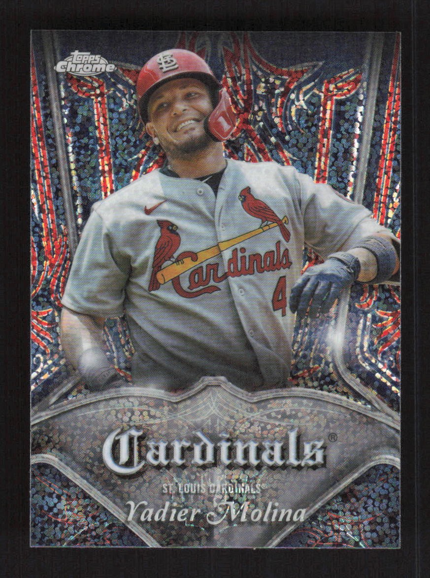 Yadier Molina 2022 Topps Chrome Pinstriped #P-6