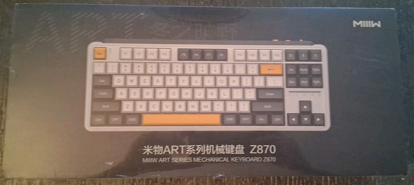 MIIIW Z870 ART 75% Mechanical Keyboard Wireless RGB Yellow A