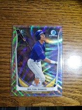 2014 Bowman Draft Chrome Silver Wave Refractor 2/25 Milton Ramos #CDP84 