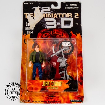 John Connor with Motorcycle TERMINATOR 2 T-800 Kenner Action Figur 1991 NEU OVP