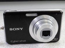 Sony Cyber-Shot DSC-W190 Digital Camera, No Charger, works w/ minor issue