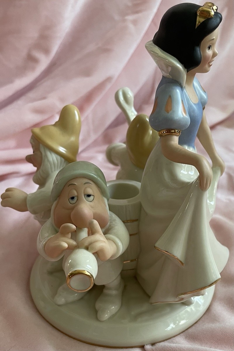 Lenox Disney Snow White and the Seven Dwarfs Candlesticks