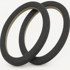 Absolute SP12G-2 12" Universal Subwoofer Ring Spacer Extender 3/4" Gray Carpet