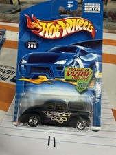 Hot Wheels '40 FORD COUPE, Black; 2002 Collector No. 204