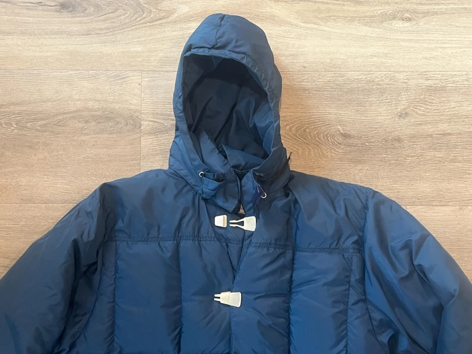 Vintage 1970s GERRY Down Jacket Duffle Coat Toggle Plastic Clasp Puffer Parka - Image 2 of 4