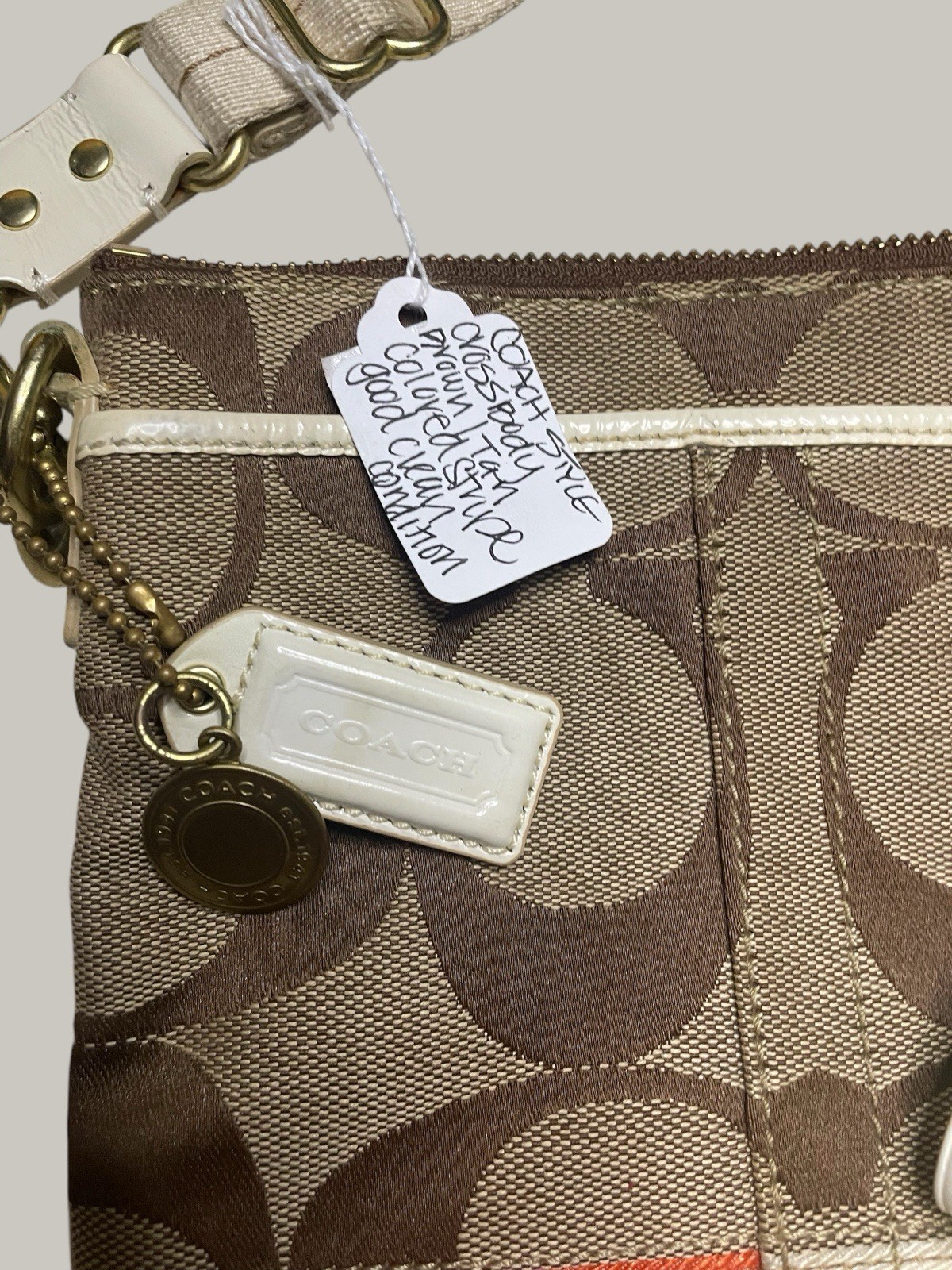 Coach A0749-10864 Patchwork Leather & Canvas Duff… - image 3