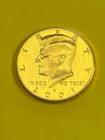 COIN KENNEDY 2001 D GOLD PLATED FREE SHIPPING