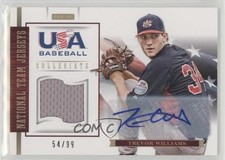 2012 USA Baseball National Team Jersey Signatures 54/99 Trevor Williams Auto 3lz