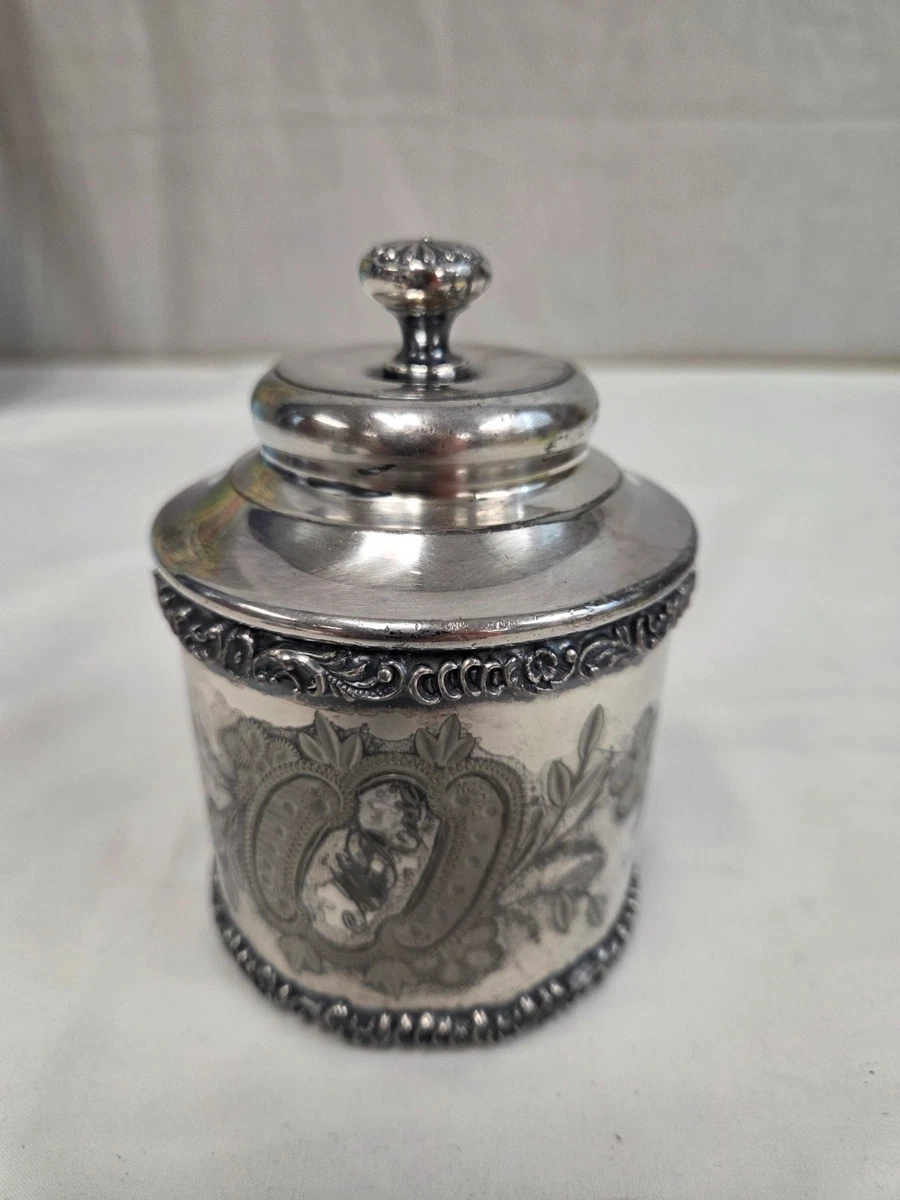 Silverplate Tea Caddy In Silver Plated Collectibles for sale | eBay