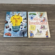 Usborne Book Story of Invention & ROB BEATTIE Invent It