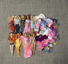 New ListingVintage Y2K Barbie Doll Mixed Toy Lot Of 9 + Many Outfits / Accessories