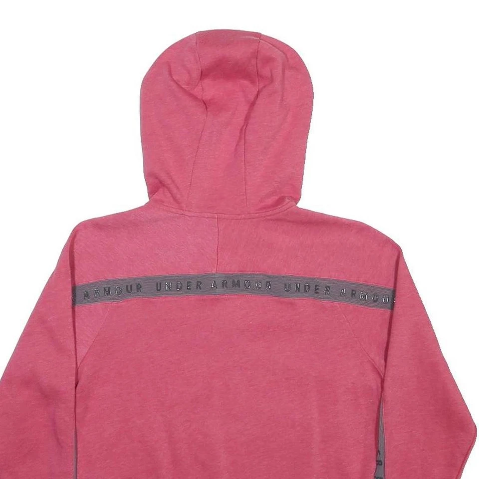 UNDER ARMOUR Sudadera Capucha Mujer Rosa Cierre Completo Talla S - Imagen 4 de 4