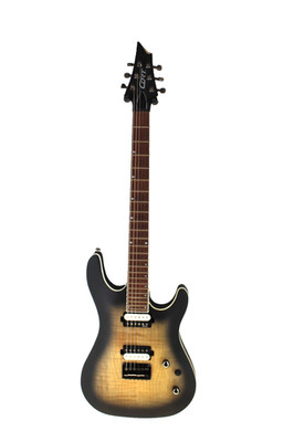 Cort KX Series Open Pore 6 String Electric Guitar -Open Pore Raw Burst #R7933