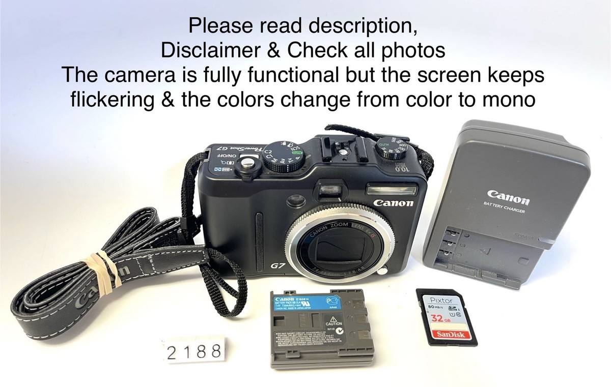 Canon PowerShot G7 10.0MP Digital Camera for sale online | eBay