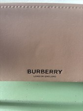 Burberry Large Brown Semi-hard Magnetic Glasses Case Clutch Purse