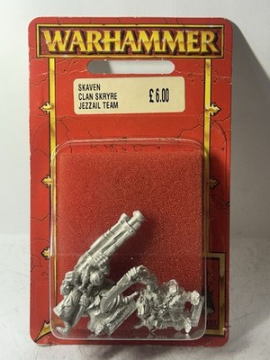 Warhammer Citadel game workshop 80K SKAVENCLAN SKRYREJEZZAIL TEAM metal figure