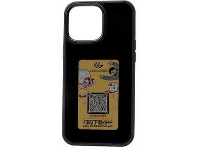 REALPOWER Magic Case mit E-Ink Display, Backcover, Apple, iPhone 15, Schwarz