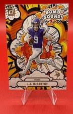 2025 Panini Donruss Bomb Squad JJ Mccarthy Minnesota Vikings 
