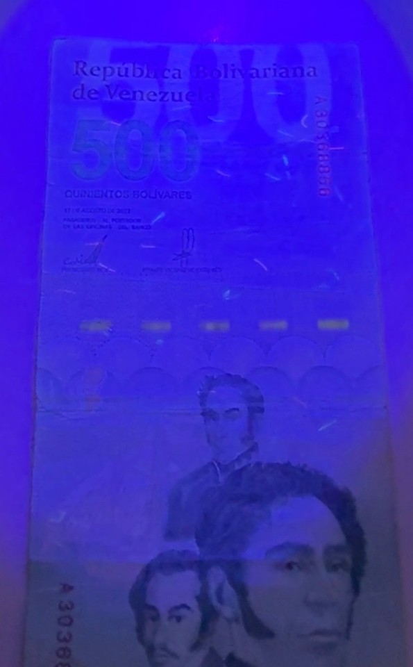 VENEZUELA 500 DIGITALES qty 5 2023 CIRC 500 million