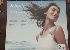 JISULIFE Neck Fan 2 pack 5 Speeds portable a/c neck fan BRAND NEW