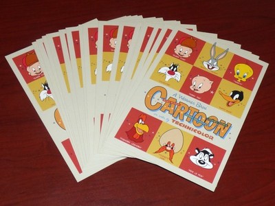 WARNER BROS LOONEY TUNES STARS LE CEL PROMO CARD LOT OF 17 BUGS BUNNY DAFFY DUCK