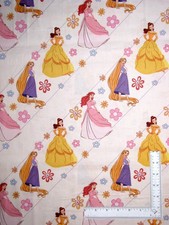 Fabric With Characters Rapunzel Belle By The Yard CP80524 Cotton by Springs