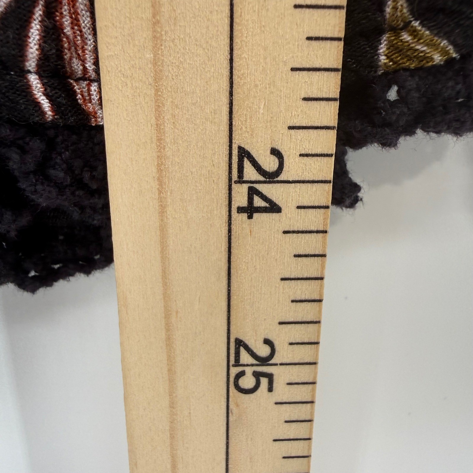 Knox Rose Womens Black Floral Kimono Cardigan Open Front Lightweight Size L