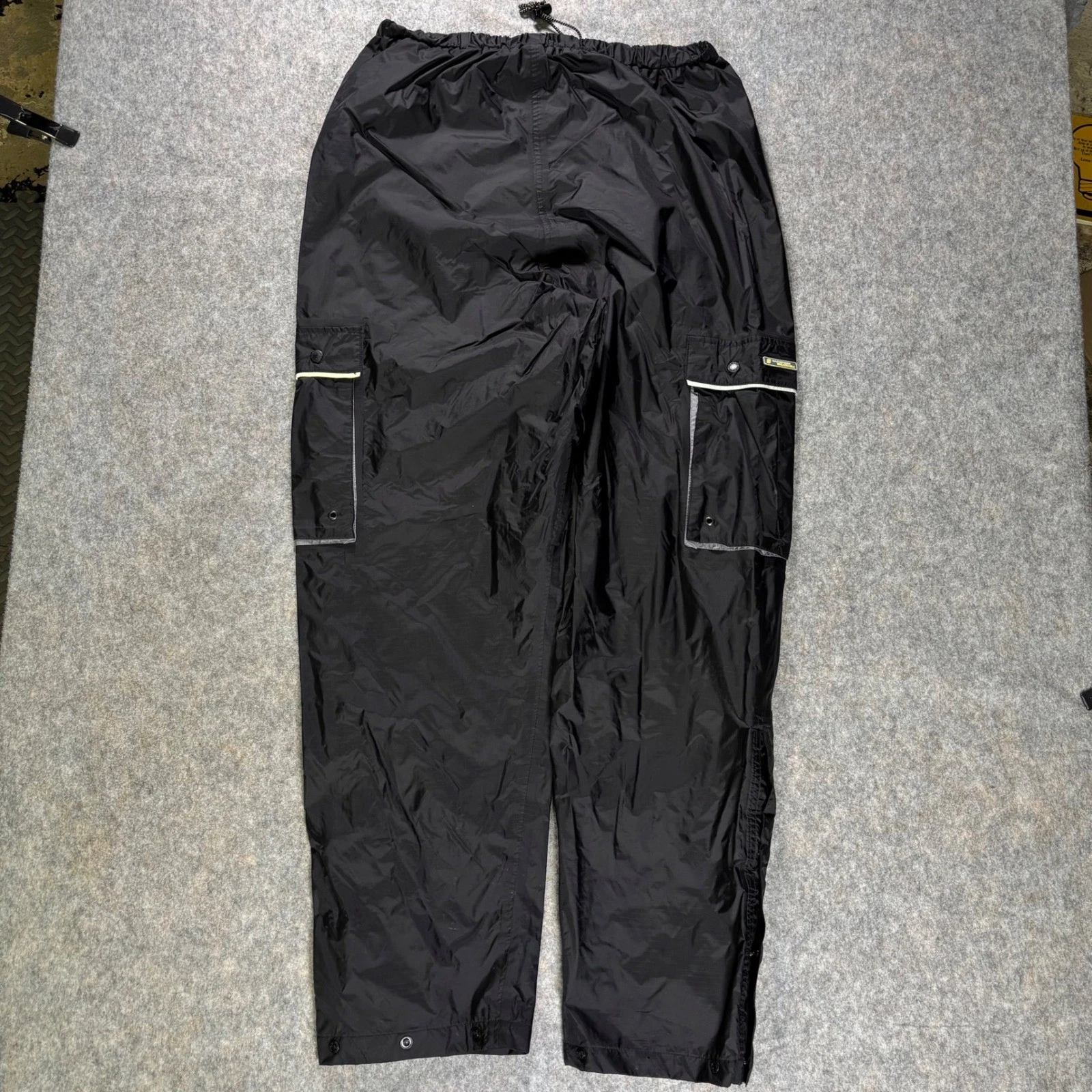 Stearns Dry Wear Waterproof Breathable Cargo Pants Black Size Large