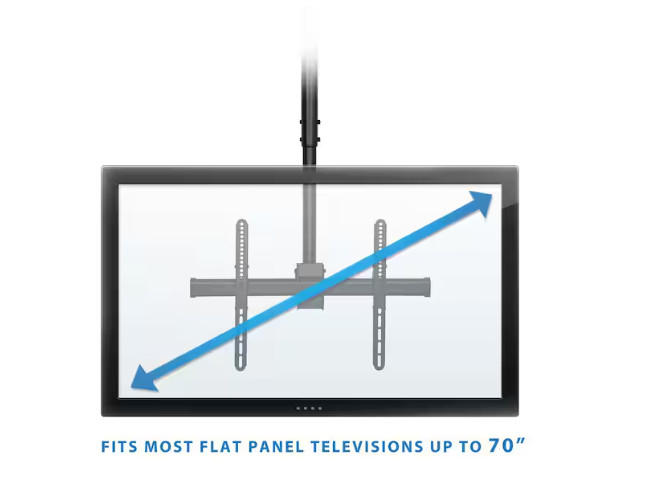 mount-it! Full Motion Ceiling TV Mount for 32 in. to 75 in. Screen Size