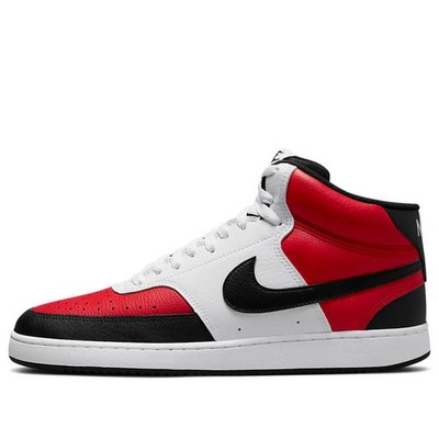 Nike Court Vision Mid NBA Red Black White 'Bulls' Size 8.5/9.5