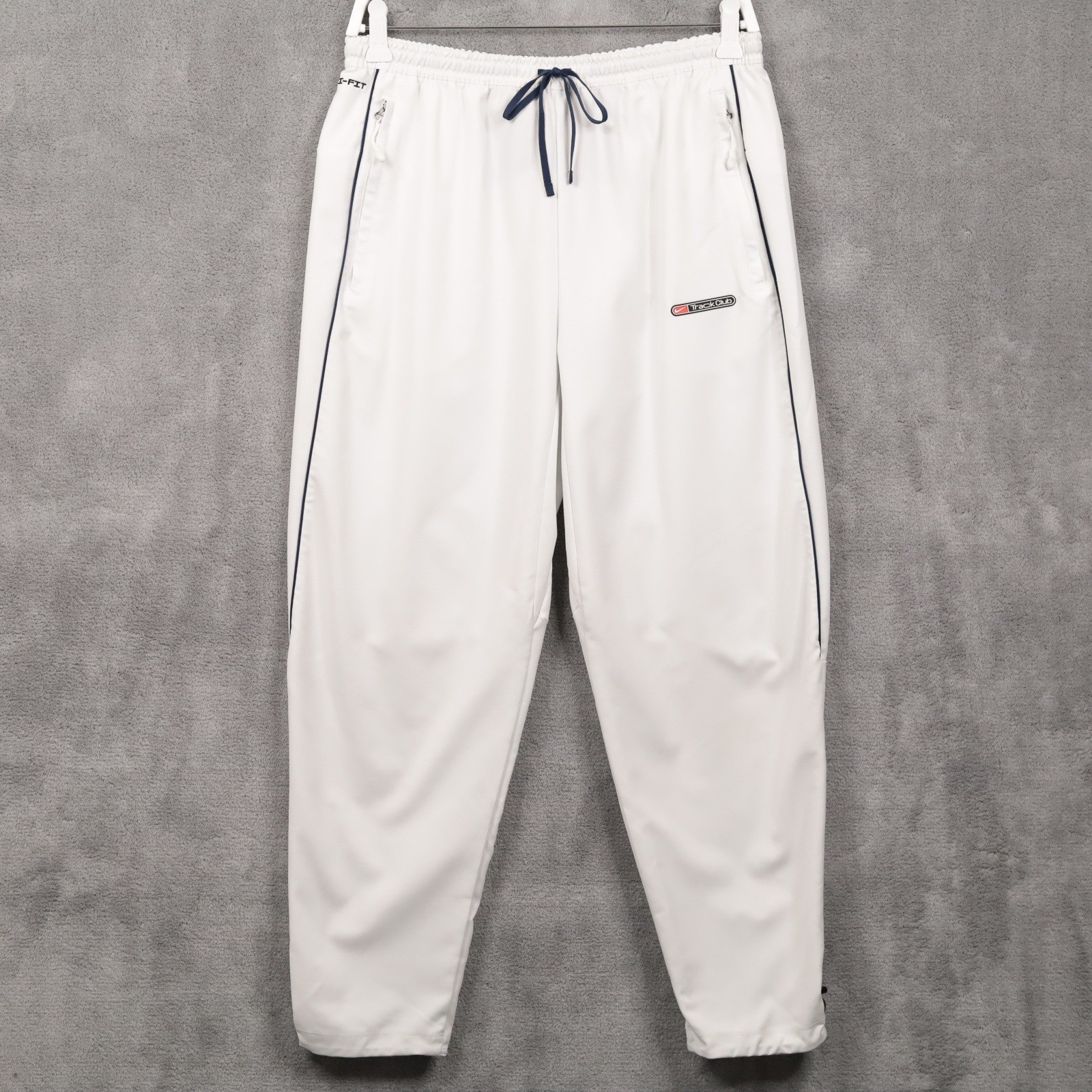 NIKE Dri-FIT Track Club Challenger White Running Pants Mens Sz M thumbnail 4