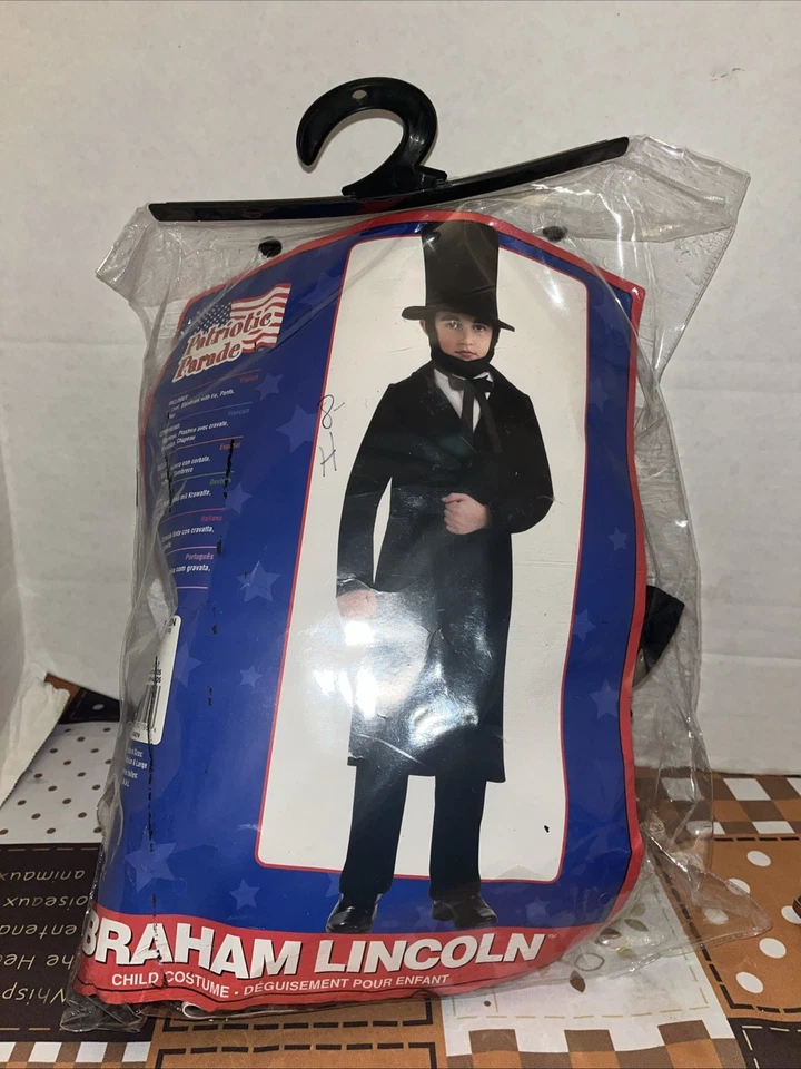 Rubie's Patriotic Parade Abraham Lincoln Child Costume Size Medium 8-10 NO HAT - Image 2 of 4