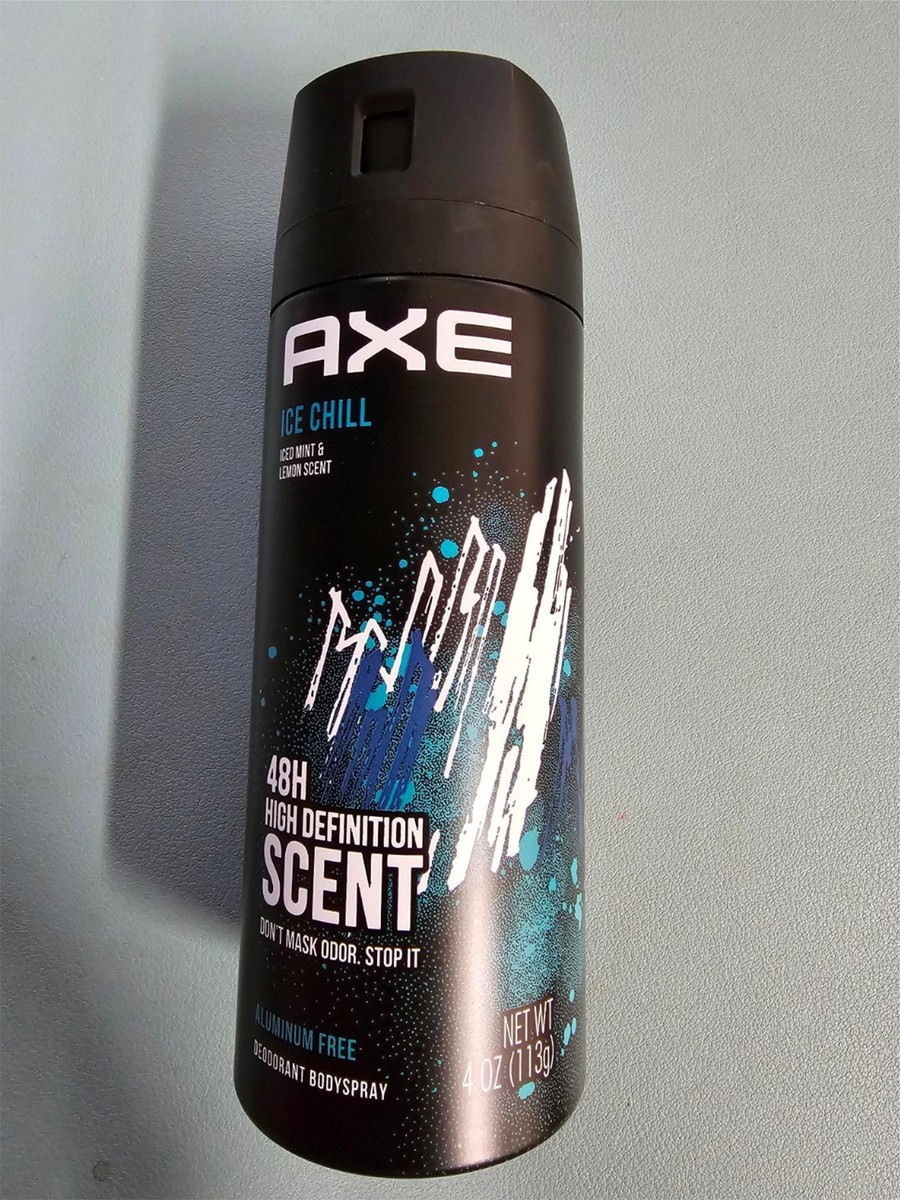 Axe Ice Chill Frozen Mint Lemon Deodorant Body Spray, oz