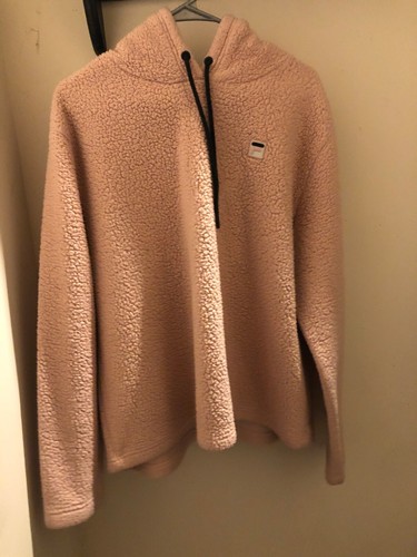 FILA XXL Light Pink Hoodie Pullover 