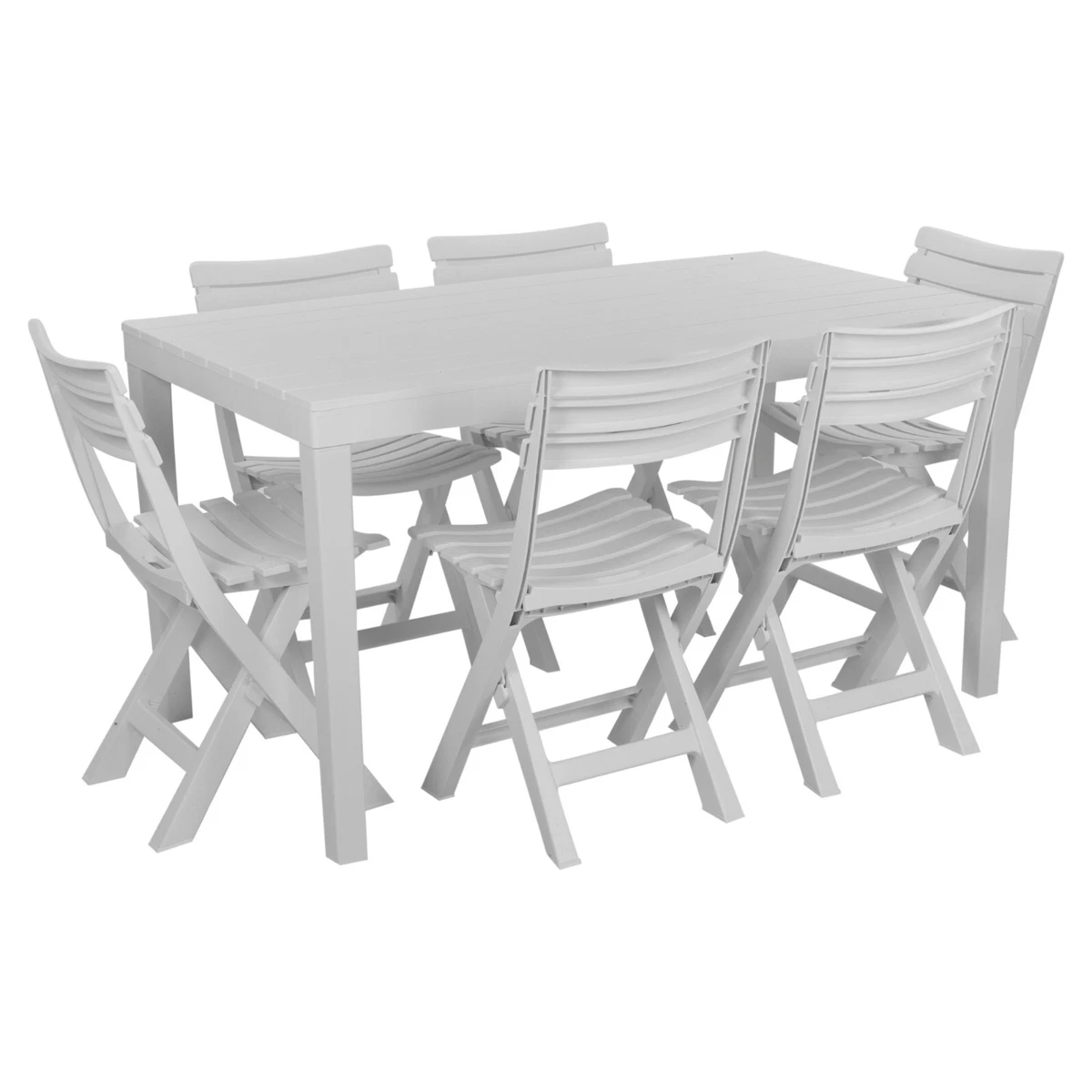 Large plastic online garden table