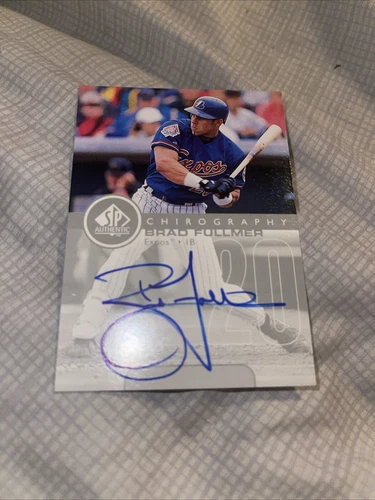 Brad Fullmer #BF 1999 SP Authentic Chirography Montreal Expos