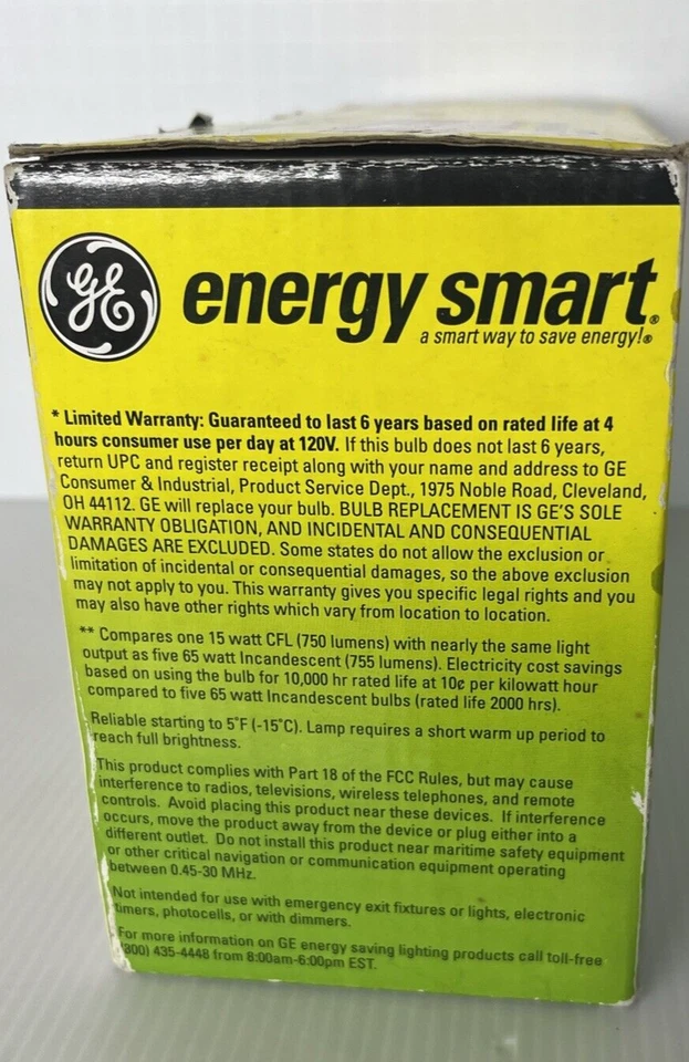 15 Watt GE Energy Smart Flood Light R30 - Image 4 of 4