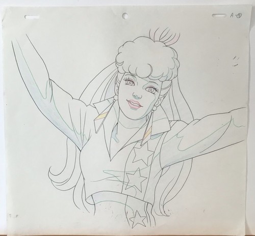 BARBIE And The Sensations Original Animation Pencil Art Drawing DIC Mattel
